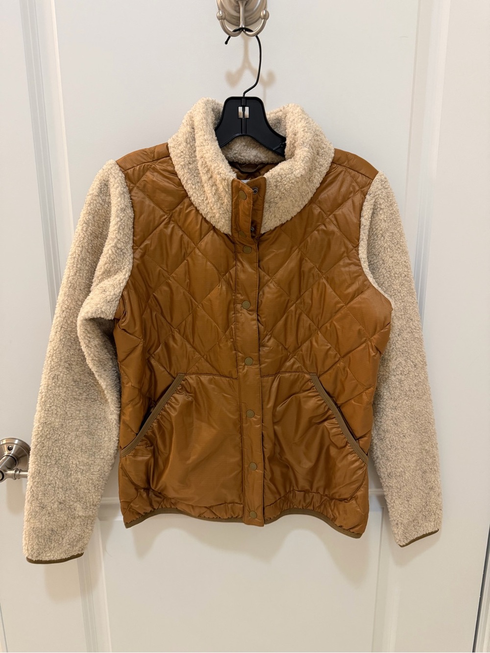 REI Co-op Wallace Lake Sherpa Bomber Jacket, Size Small